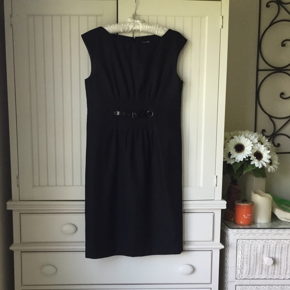 Like New Ann Taylor Black Work Dinner Dress